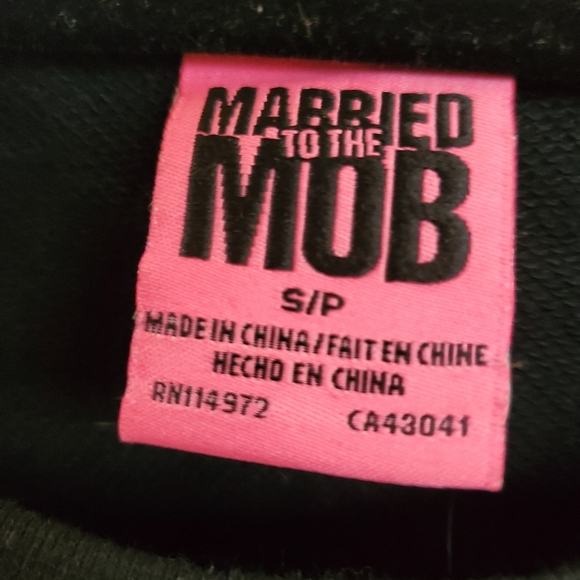 MTTM Married to the Mob Sweatshirt with Pockets - Picture 2 of 2